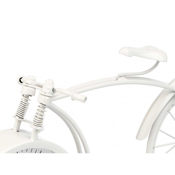 Reloj Forja Bicicleta Blanco 20Cm Giftdecor (4 Unidades) 3 Reloj Forja Bicicleta Blanco 20Cm Giftdecor (4 Unidades) 3