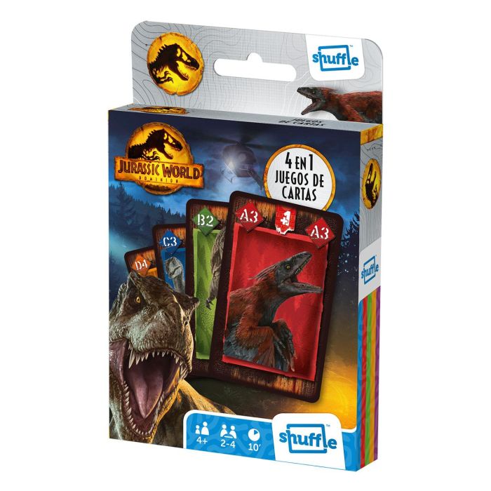 Fournier Juego De Cartas 4 En 1 Jurassic World 10028049 1