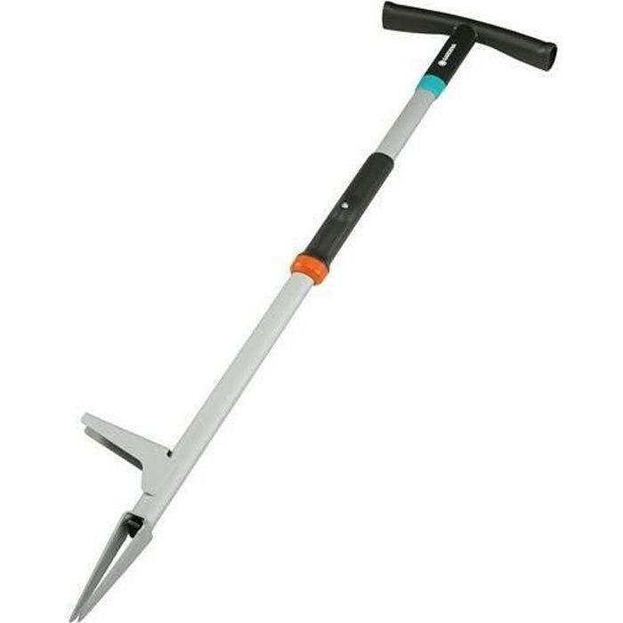 Gardena 360 Eliminador de Malezas de Césped - Sistema Patentado para Uso de Pie - Mango y Patas de Metal - 25 Años de Garantía Gardena 360 Eliminador de Malezas de Césped - Sistema Patentado para Uso de Pie - Mango y Patas de Metal - 25 Años de Garantía