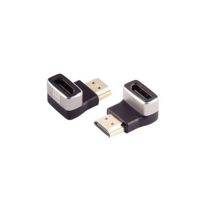 MicroConnect HDMI 8k 90° angled down F-M 8K 60Hz / 4K 120Hz