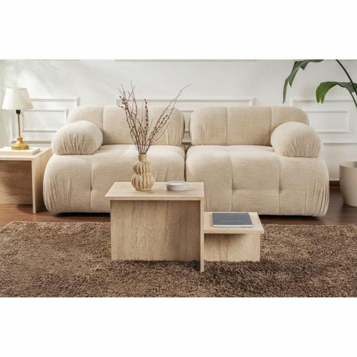 Mesa de Centro Harmony Beige 80 x 40 x 40 cm 3