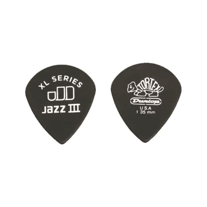 Dunlop 72 Unidades Tortex Jazz III /Blue - 1,35Mm Púas de Guitarra (11x0.5x15 cm)