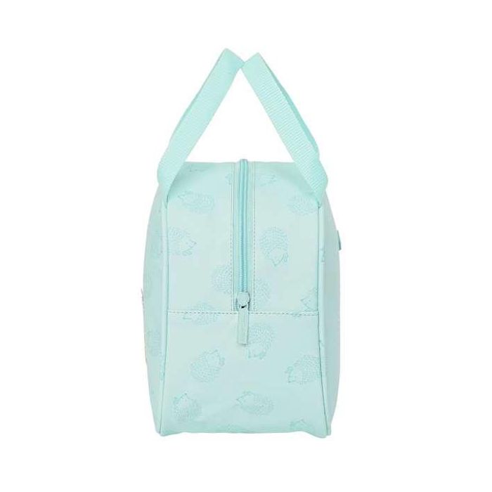 Safta Neceser Termo Fácil Limpieza Preescolar Erizo Azul Turquesa 19x22x14 2