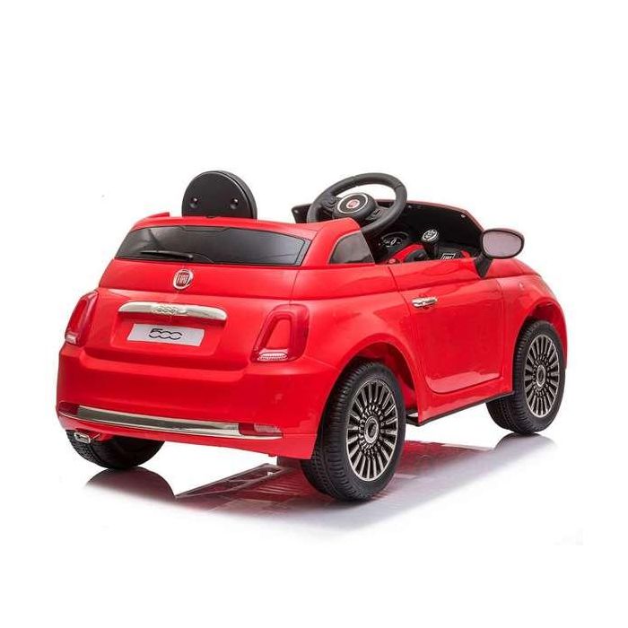 Coche fiat 500 rojo con control remoto y mp3 bateria 6v 4,5 ah -motor 30 W 1