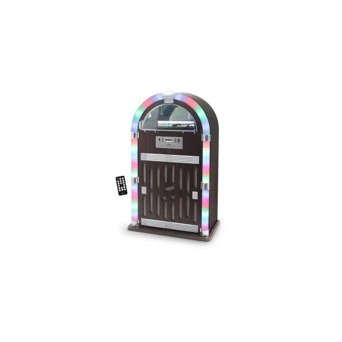 Inovalley RETRO32 JukeBox Vinilo, CD, FM, Bluetooth, 2x30W, Pantalla LCD, Acabado Madera 1 Inovalley RETRO32 JukeBox Vinilo, CD, FM, Bluetooth, 2x30W, Pantalla LCD, Acabado Madera 1