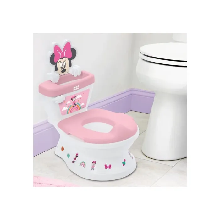 Bright Starts BRI17553 Orinal y Reductor 2 en 1 Minnie MySize con Asiento Extraíble para Fácil Limpieza 4