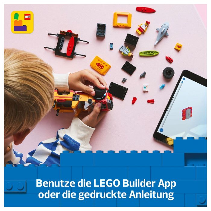 Lego City 60453 Vehículo de Rescate en la Playa Juguete para Niños de 6 Años con Tiburón 24