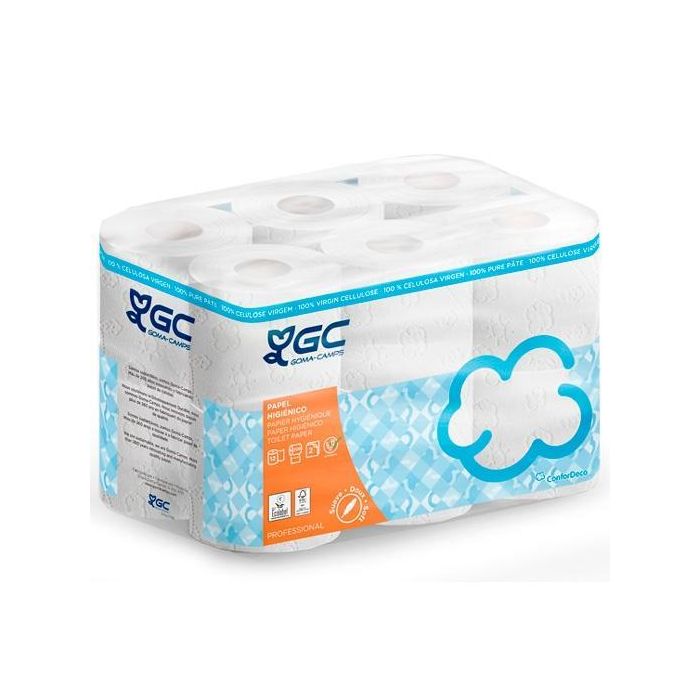 Gc Confordeco Papel Higiénico 200-22,4M Fsc Doble Capa Pack 12 Rollos Blanco Gc Confordeco Papel Higiénico 200-22,4M Fsc Doble Capa Pack 12 Rollos Blanco