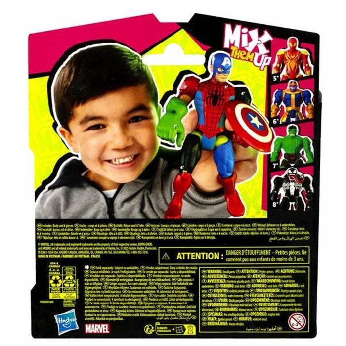 Figura avengers mixmashers con 16 puntos de conexion 12 cm. - modelos surtidos 7 Figura avengers mixmashers con 16 puntos de conexion 12 cm. - modelos surtidos 7