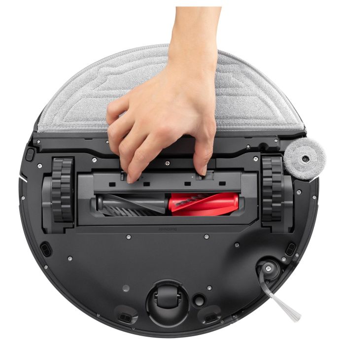 Roborock Saros 10 R&D system Aspirador Robot Negro con Navegación LiDAR, 22000 Pa, Fregado y Base Autovaciado 4
