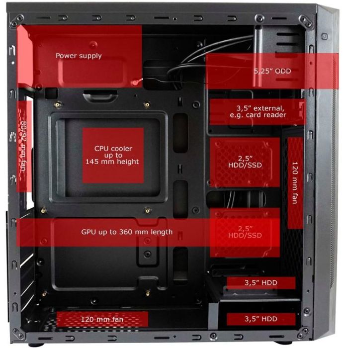 LC-Power 7040B Midi Tower PC Negro ATX/micro ATX/Mini-ITX con Puertos USB 2.0 y USB 3.2 Gen 1 13 LC-Power 7040B Midi Tower PC Negro ATX/micro ATX/Mini-ITX con Puertos USB 2.0 y USB 3.2 Gen 1 13