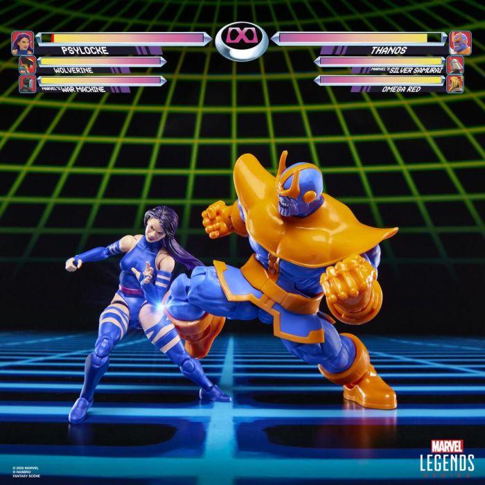 Blister 2 figuras Psylocke vs Thanos Gameverse Marvel Legends 15cm 3 Blister 2 figuras Psylocke vs Thanos Gameverse Marvel Legends 15cm 3