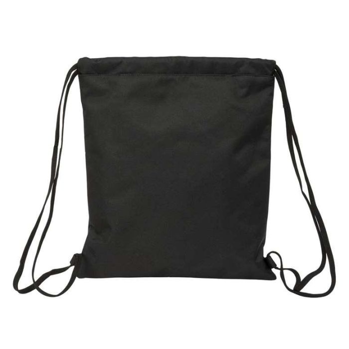 Bolsa Mochila con Cuerdas Kappa Dark Negro 35 x 40 x 1 cm 1