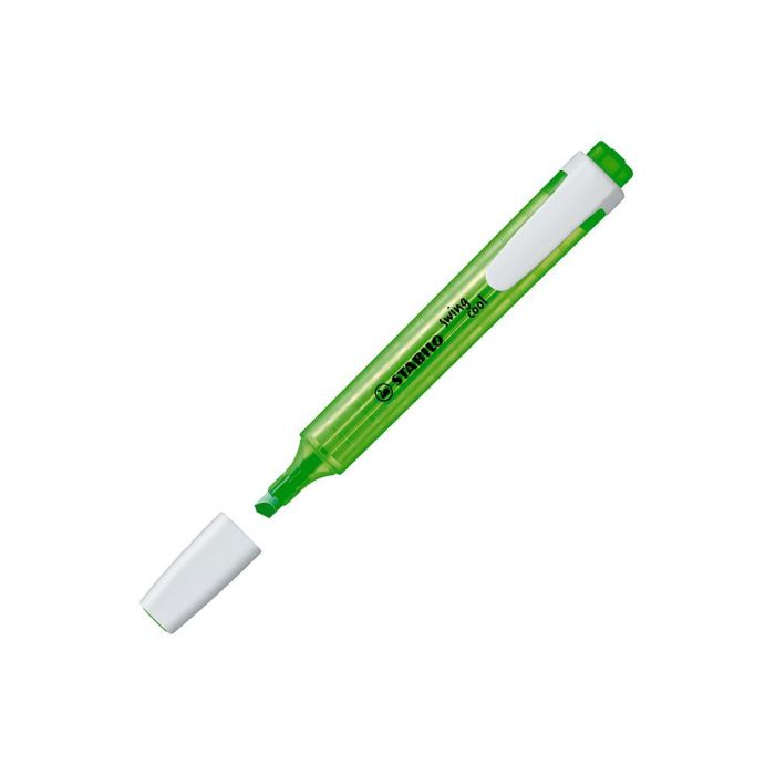 Stabilo Marcador Fluorescente Swing Cool Verde Caja 10 Ud 2