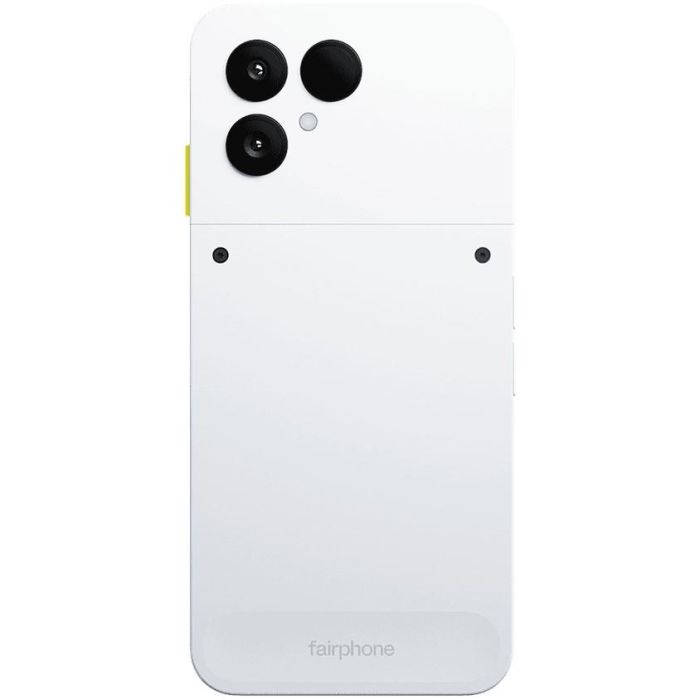 Fairphone 6 Dual-Sim 5G 8GB RAM 256GB Cloud White - Smartphone con Android 15, pantalla P-OLED 120Hz 2