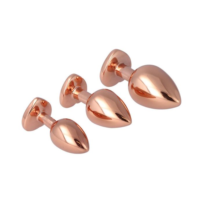 Plug Anal Pick&Love Nº 14 Dorado 3 Piezas (8,3 cm) (9,5 cm) (7,6 cm) 3 Plug Anal Pick&Love Nº 14 Dorado 3 Piezas (8,3 cm) (9,5 cm) (7,6 cm) 3