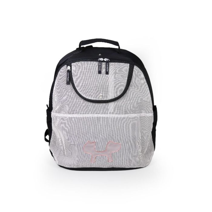 United Pets Mochila Transportín para Perros Urban Reverse Backpack Eco de PET Reciclado Apta Cabina Avión Máx. 7kg Negro Rosa 3 United Pets Mochila Transportín para Perros Urban Reverse Backpack Eco de PET Reciclado Apta Cabina Avión Máx. 7kg Negro Rosa 3