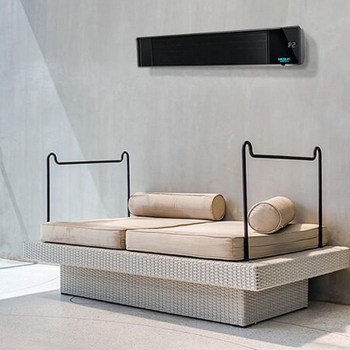 Calefactor Eléctrico de Cuarzo Cecotec Ready Warm 8700 Power Steel LED 20 m² 2400W 2400 W 3 Calefactor Eléctrico de Cuarzo Cecotec Ready Warm 8700 Power Steel LED 20 m² 2400W 2400 W 3