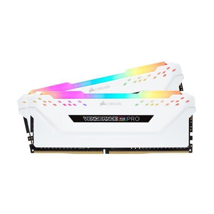 Corsair Vengeance CMW16GX4M2C3200C16W 16GB DDR4 3200MHz Memoria RAM Blanco 1 Corsair Vengeance CMW16GX4M2C3200C16W 16GB DDR4 3200MHz Memoria RAM Blanco 1