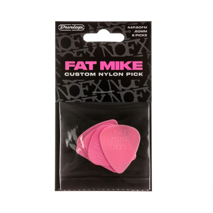 Dunlop Pack 6 Púas Nylon Fat Mike - 60 Mm 3
