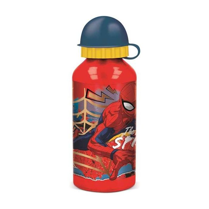 Botella aluminio pequeña spiderman moving target 400 ml Botella aluminio pequeña spiderman moving target 400 ml