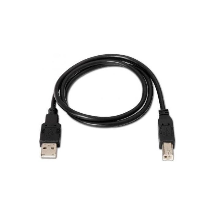 Aisens Cable USB 2.0 para Impresora Tipo A-Macho a B-Macho Negro 1.0M 1 Aisens Cable USB 2.0 para Impresora Tipo A-Macho a B-Macho Negro 1.0M 1