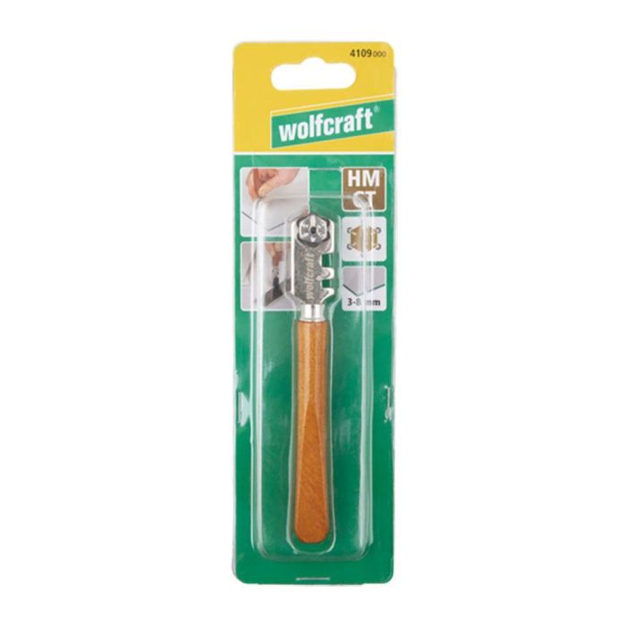 Wolfcraft Cortador de Vidrio y Cerámica Standard para Vidrio de 3-8 mm con Mango de Madera y 6 Ruedas de Repuesto 3 Wolfcraft Cortador de Vidrio y Cerámica Standard para Vidrio de 3-8 mm con Mango de Madera y 6 Ruedas de Repuesto 3