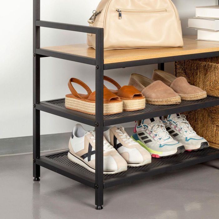 Perchero con Balda Max Home Acero Melamina Aglomerado Minimalista 102 x 180 x 40 cm 2