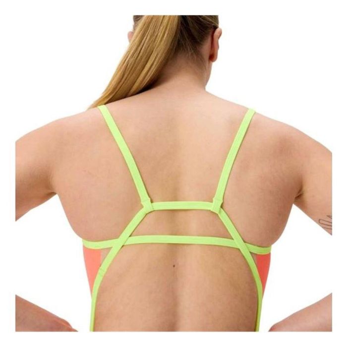 Bañador Mujer Speedo FL Solid Tri Back Coral 1