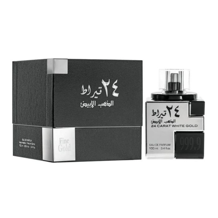 Lattafa 24 carat white gold eau de parfum 100 ml vaporizador Lattafa 24 carat white gold eau de parfum 100 ml vaporizador