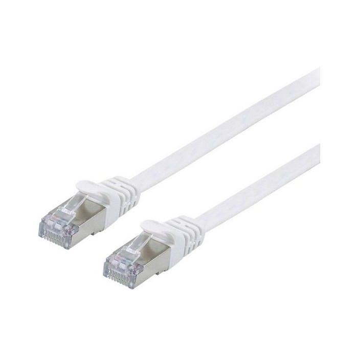 Equip Cable Red RJ45 Latiguillo Plano U/FTP Categoría 6A (Cat.6A), Blindado, 10 Gbps, 500 MHz, AWG 30/7, Cumple ISO/IEC 11801 0 Equip Cable Red RJ45 Latiguillo Plano U/FTP Categoría 6A (Cat.6A), Blindado, 10 Gbps, 500 MHz, AWG 30/7, Cumple ISO/IEC 11801 0