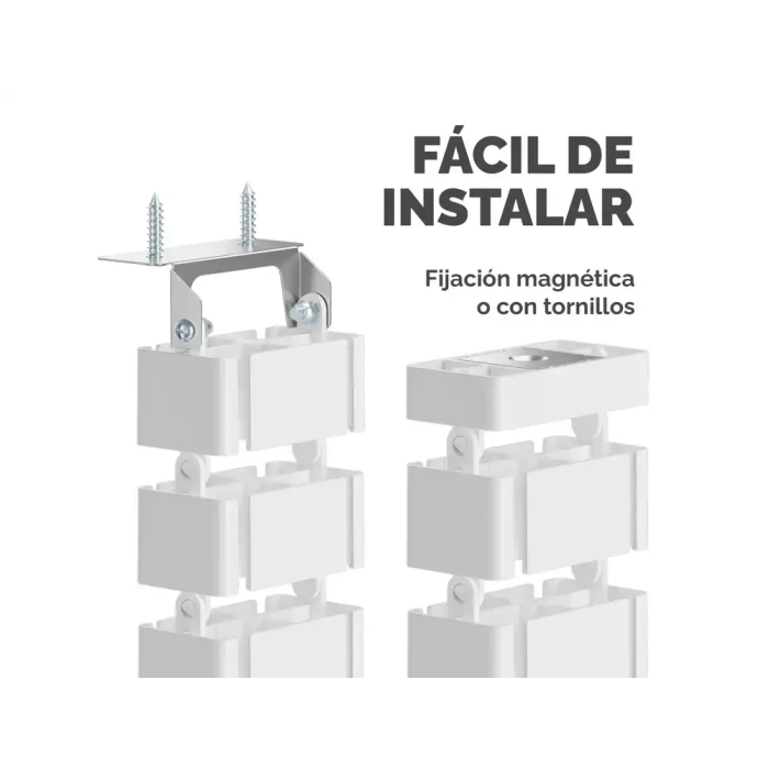 Fellowes 100136872 Organizador de Cables en Espiral Vértebra Pasacables Blanco 1.3m 4
