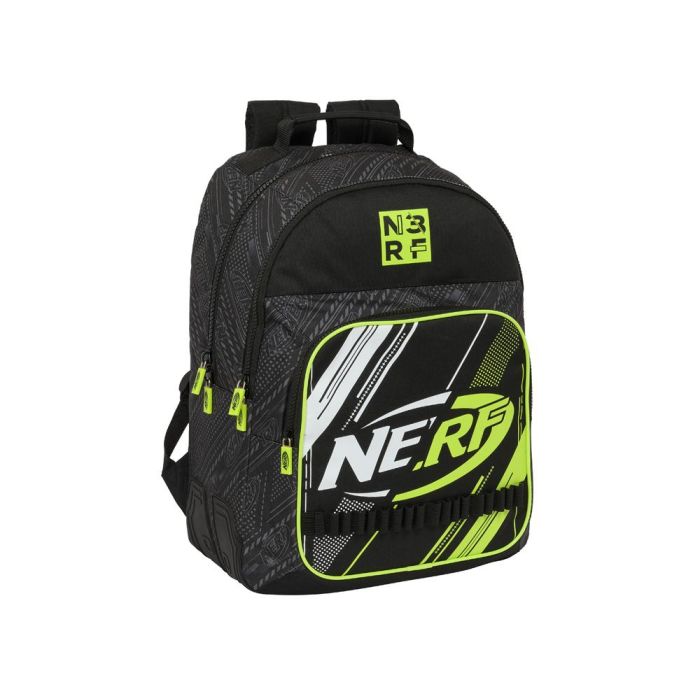 Mochila Escolar Nerf Get ready Negro 32 x 42 x 15 cm