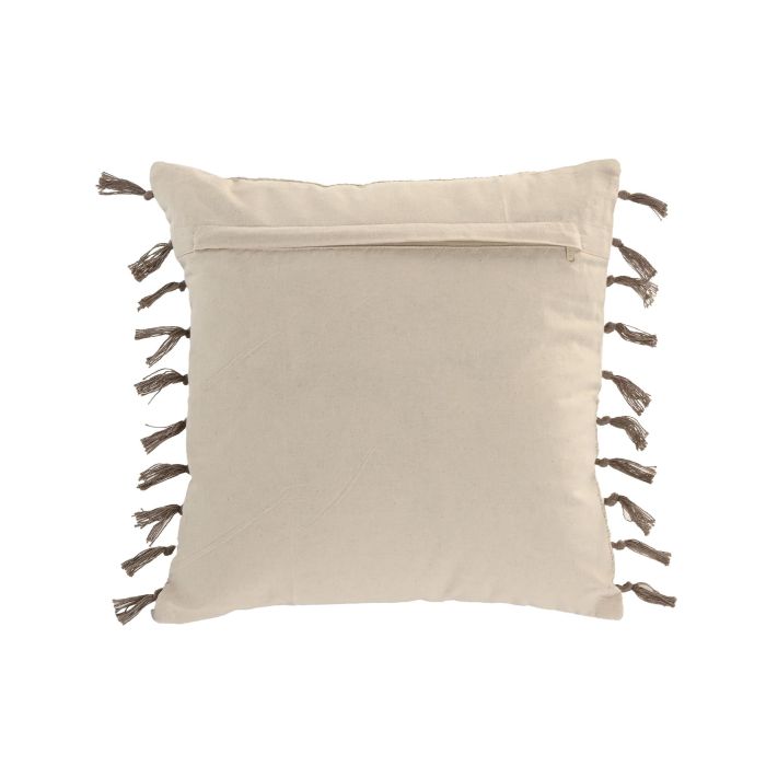 Cojin Boho DKD Home Decor Crudo 45 x 45 cm (2 Unidades) 1