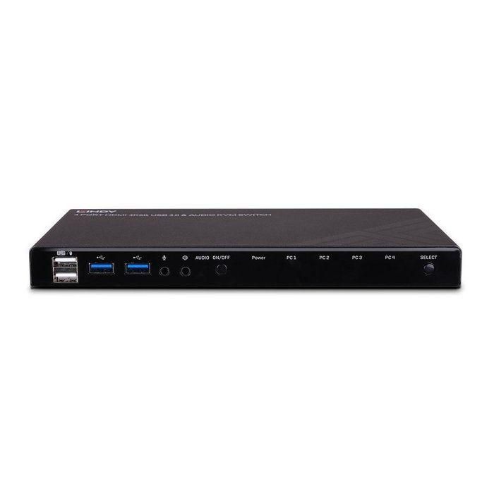 Lindy Switch KVM 4 Puertos HDMI 4K60, USB 3.0 y Audio para 4 PCs – Control de Teclado, Ratón y Monitor 2 Lindy Switch KVM 4 Puertos HDMI 4K60, USB 3.0 y Audio para 4 PCs – Control de Teclado, Ratón y Monitor 2