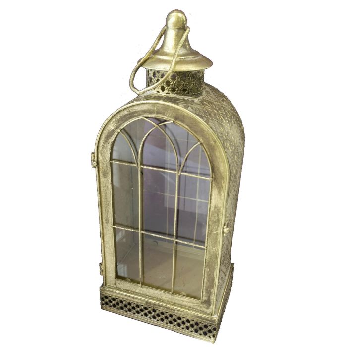 Farola Arabe DKD Home Decor Dorado 13 x 43 x 18 cm