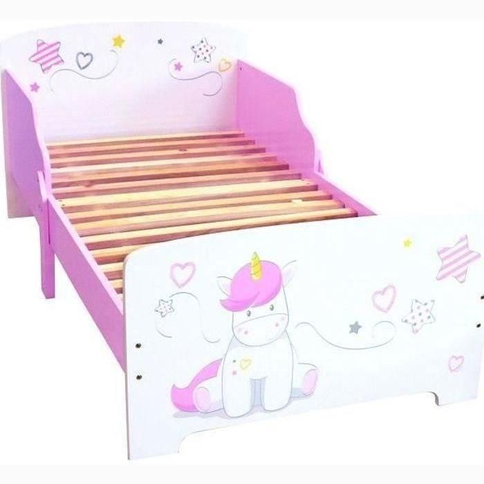 Fun House Cama Licorne 140x70 cm con lamas para niños