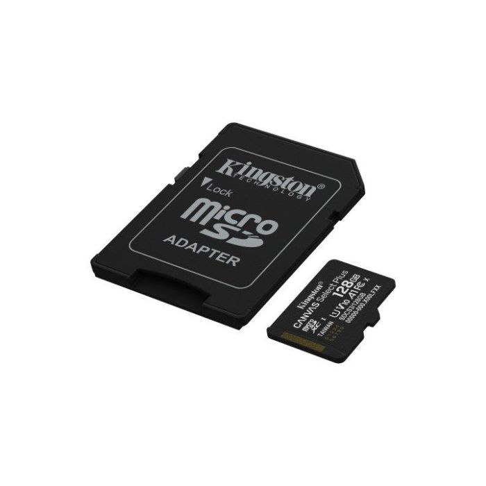 Kingston Tarjeta Micro SDXC Canvas Select Plus 128GB Clase 10 con Adaptador Velocidad 150MB/s 1