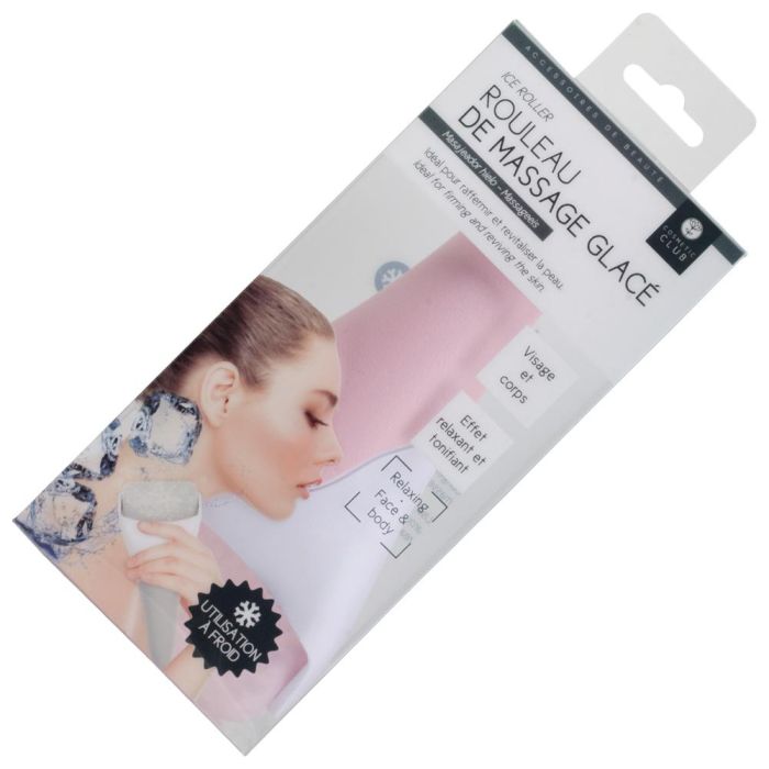 Cosmetic Club Rodillo Hielo Masajeador para Cara y Cuerpo, Reafirmante y Revitalizante de Piel 1