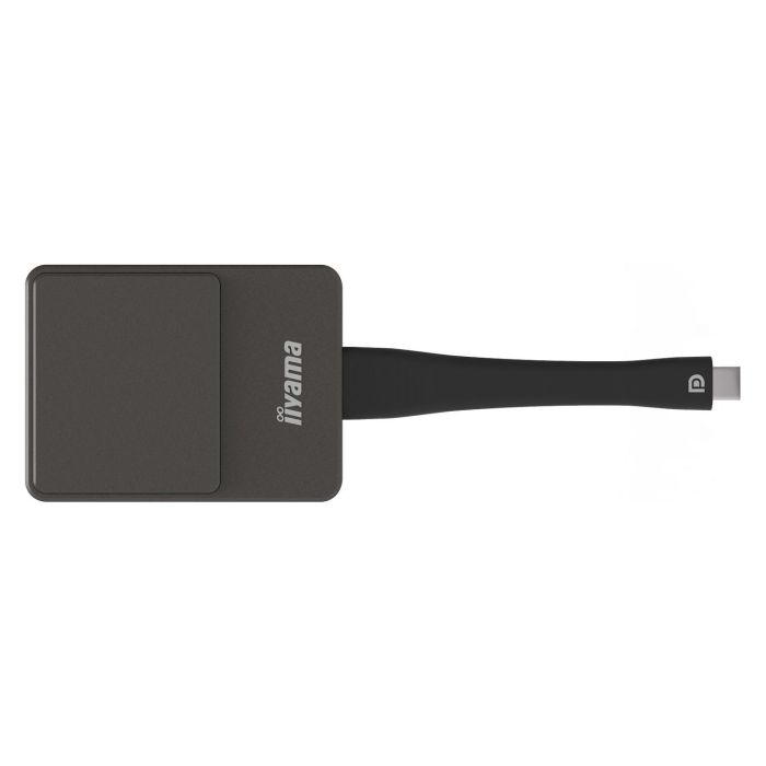 Iiyama WP D002C Dongle Presentación USB-C, 4K Ultra HD 60pps, Conexión Wi-Fi, Compatible con Windows y Mac, App EShare, Color Negro/Plata