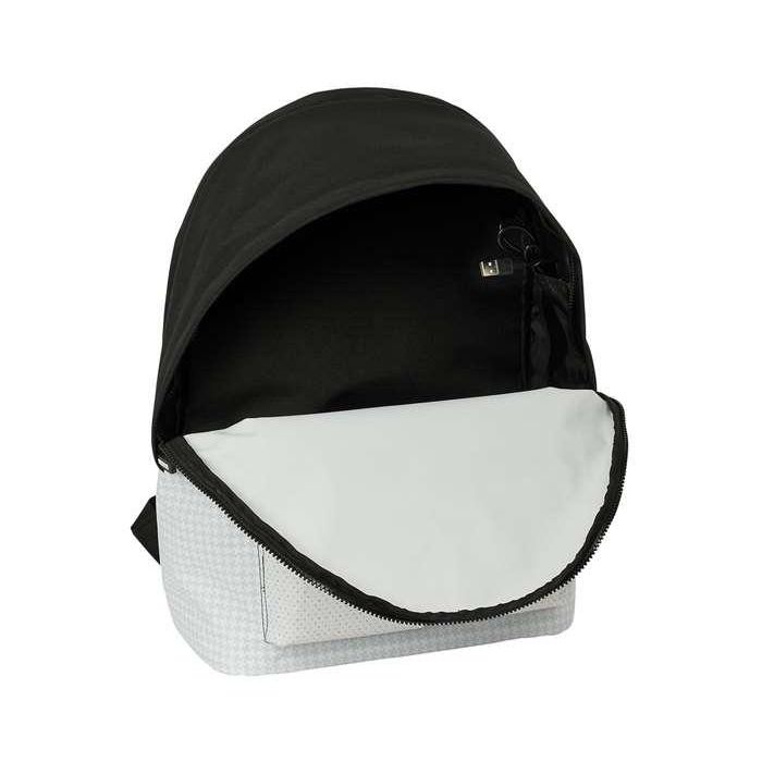 Mochila Safta Doble Para Portatil 15,6-' + Usb Real Madrid 1 Equipacion 24-25 440x310x180 mm 2 Mochila Safta Doble Para Portatil 15,6-' + Usb Real Madrid 1 Equipacion 24-25 440x310x180 mm 2