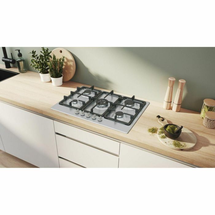 Bosch PGQ7B5K90 Placa de Gas Serie 4 de 5 Fuegos en Acero Inoxidable - 52 x 75 x 4,5 cm 9