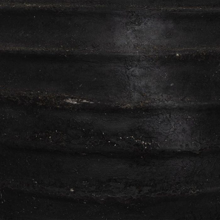 Jarrón Gris Fibra de Cemento Decoración 39 X 39 X 60 cm