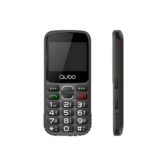 Teléfono Móvil Qubo X-230BKC 4G para Personas Mayores/ Negro 1