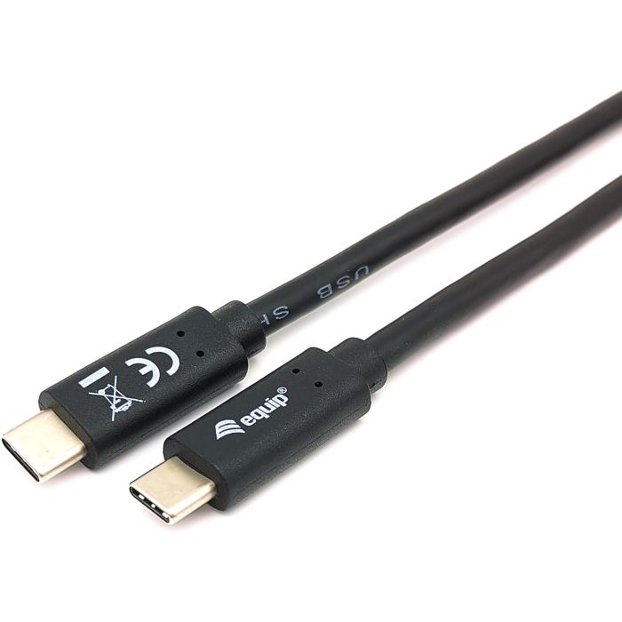 Equip Cable USB C Macho - Macho USB 3.2 Gen 1 (3.1 Gen 1) Negro 2m EQ128347 1