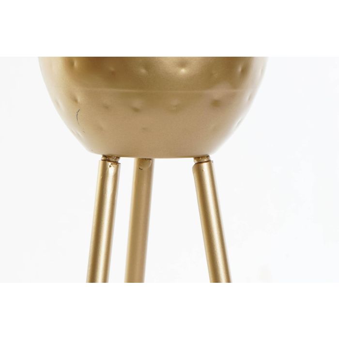 DKD Home Decor Macetero Dorado Metal 20 x 44 x 20 cm (2 Unidades) 2 DKD Home Decor Macetero Dorado Metal 20 x 44 x 20 cm (2 Unidades) 2