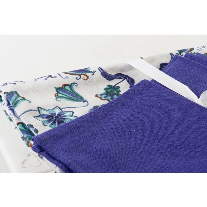 DKD Home Decor 2 Manteles Surtidos Colección Azulejos Retro 2021 Tradicional Azul Blanco Poliéster 150x150 cm Diseño Azulejos 1 DKD Home Decor 2 Manteles Surtidos Colección Azulejos Retro 2021 Tradicional Azul Blanco Poliéster 150x150 cm Diseño Azulejos 1