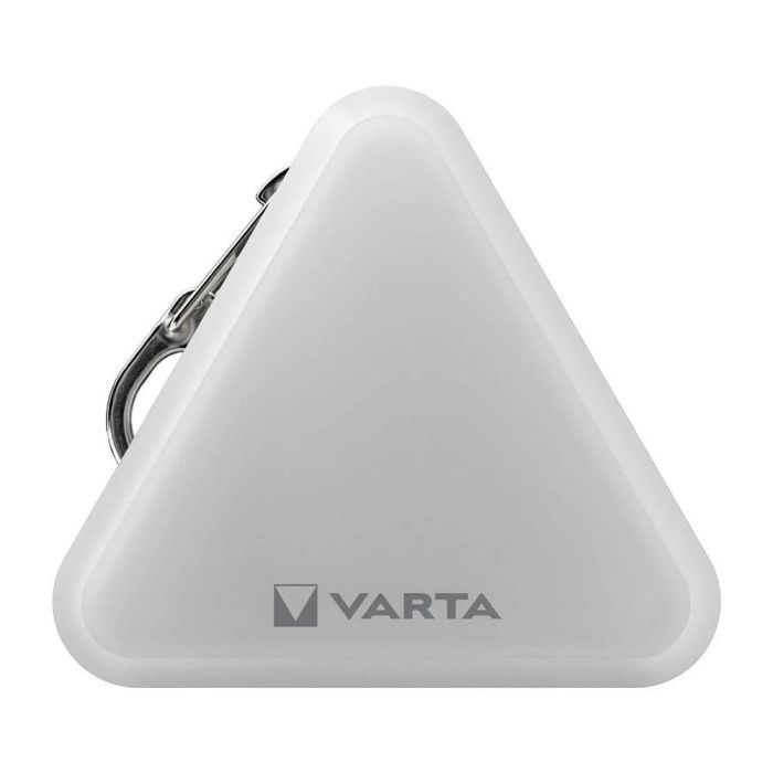 Varta Luz de seguridad magnética multiusos, 5 modos de luz, resistente al agua IP54, con imán y mosquetón, 45h autonomía 1