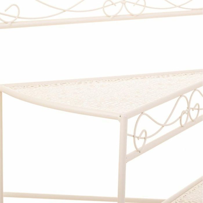 Soporte para Maceta Alexandra House Living Blanco Metal Hierro 25 x 37 x 59 cm 2