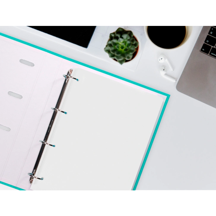 Liderpapel Recambio A4 100 Hojas 60gr Liso Sin Margen 4 Taladros 8